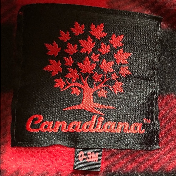 🩷5/15$ Canadiana baby winter coat size 0-3Month - Picture 7 of 9